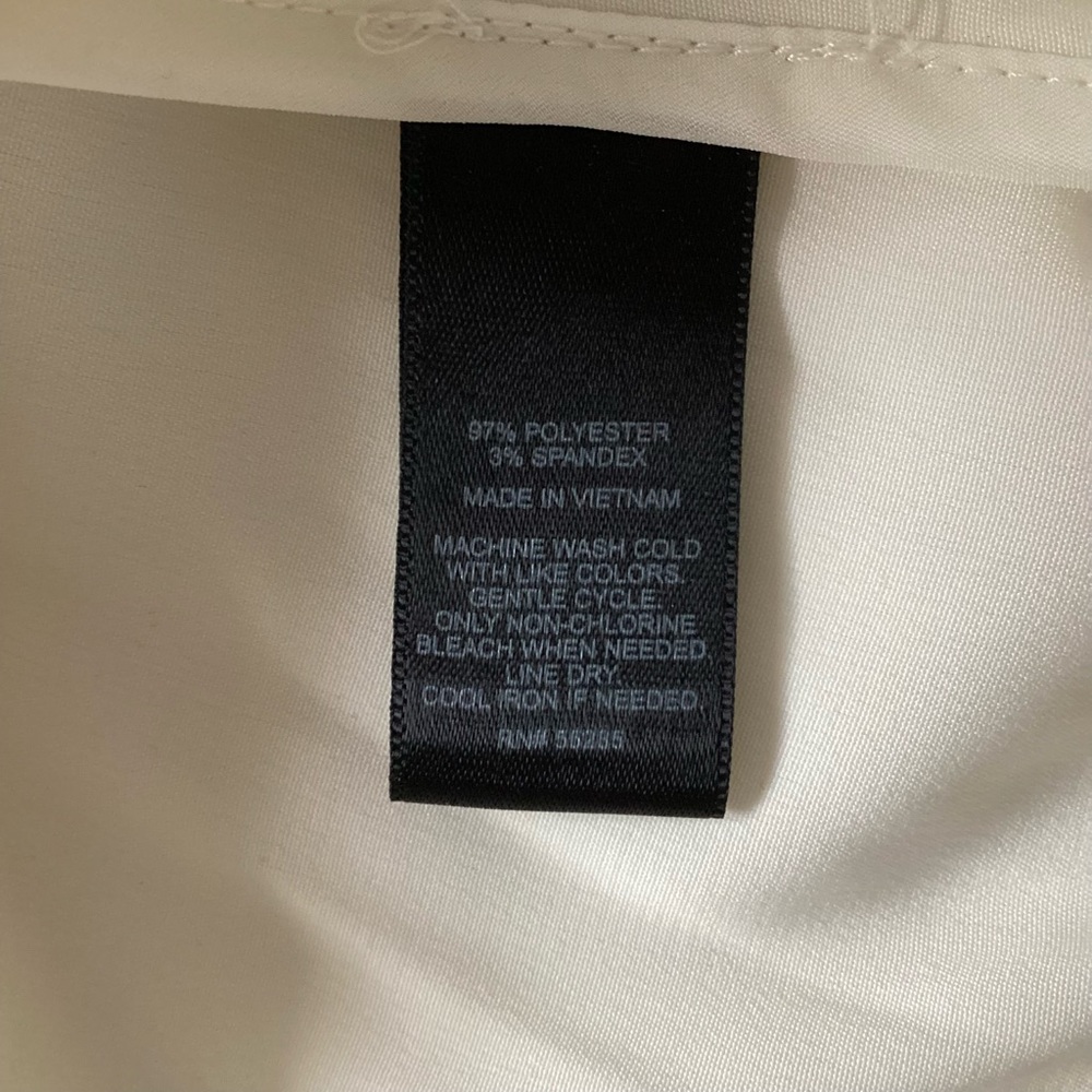 Express Ivory Cream Bomber Zip Up Jacket Size Small - Picture 12 of 12